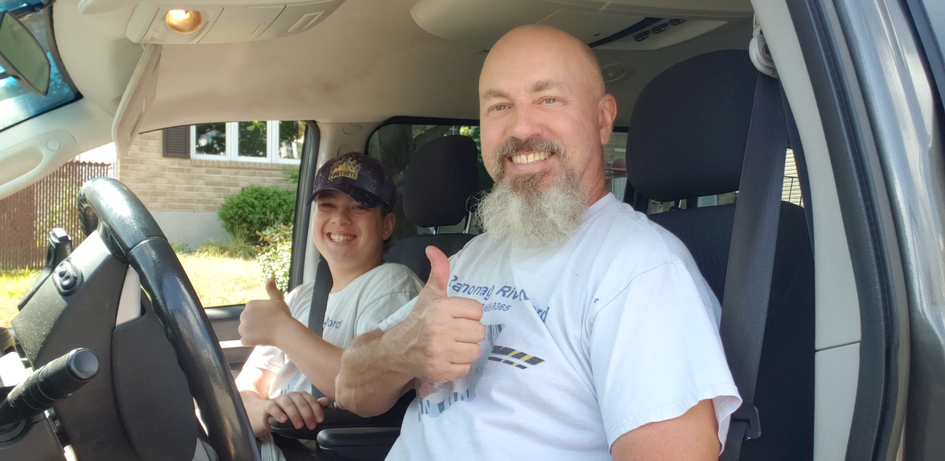 David et Dylan — ramonage Rive-Nord